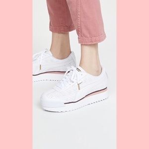 PUMA Roma Amor Perforated Platform Sneakers
